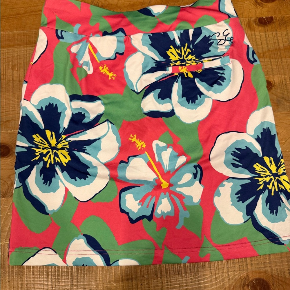 Sydney Elizabeth Floral golf althetic skirt skort NWT - Picture 3 of 10